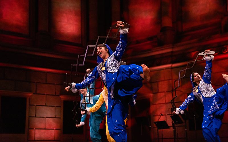 Student group Bhangra performs during Celebrate Rochester