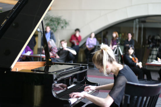 pianist performing