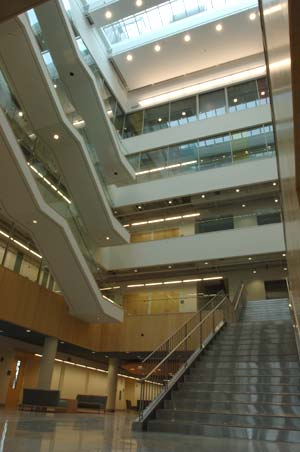 interior of biomedical engineering building