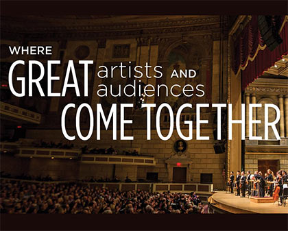 Where great artists and audiences come together