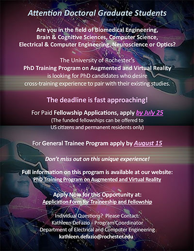 Call for trainees flyer.