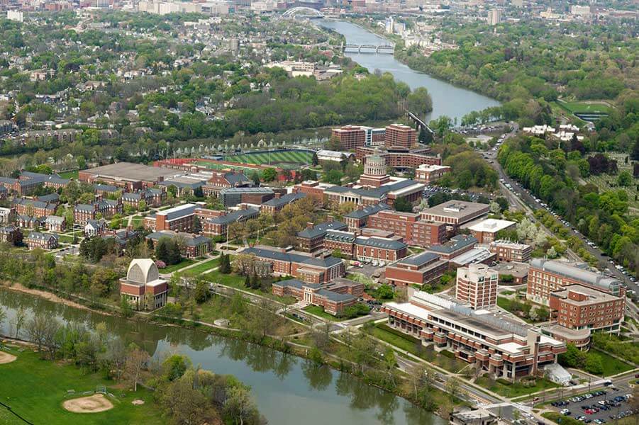 University of Rochester aerial image