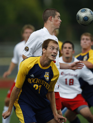 Cady rose to the challenge in the 12th minute and Rochester had a lead.