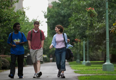 Students on Campus