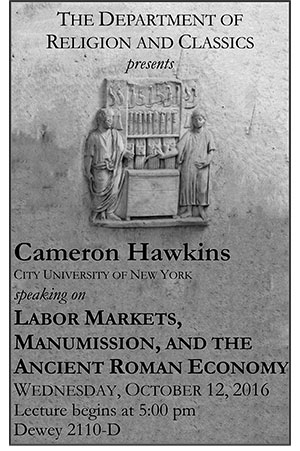 Flyer for the Hawkins lecture