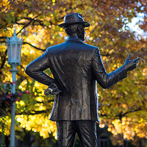 George Eastman statue.