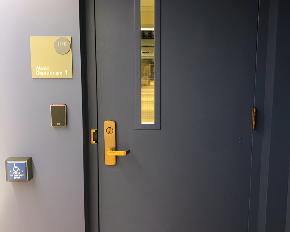 The outside of room 1110.