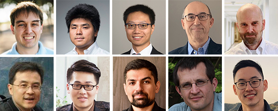 A collage of 10 winners of seed funding grants from the Goergen Institute for Data Science.