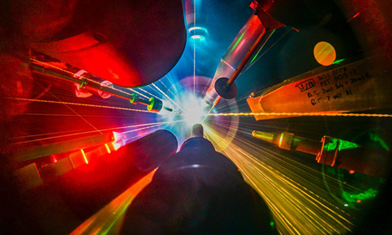 colorful laser equipment