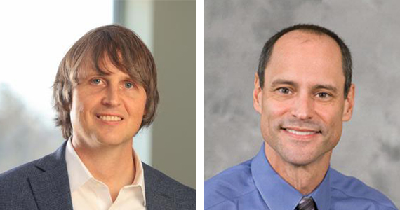 Side-by-side headshots of directors Michael Hasselberg and David Mitten.