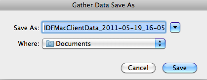 Mac Gather Data