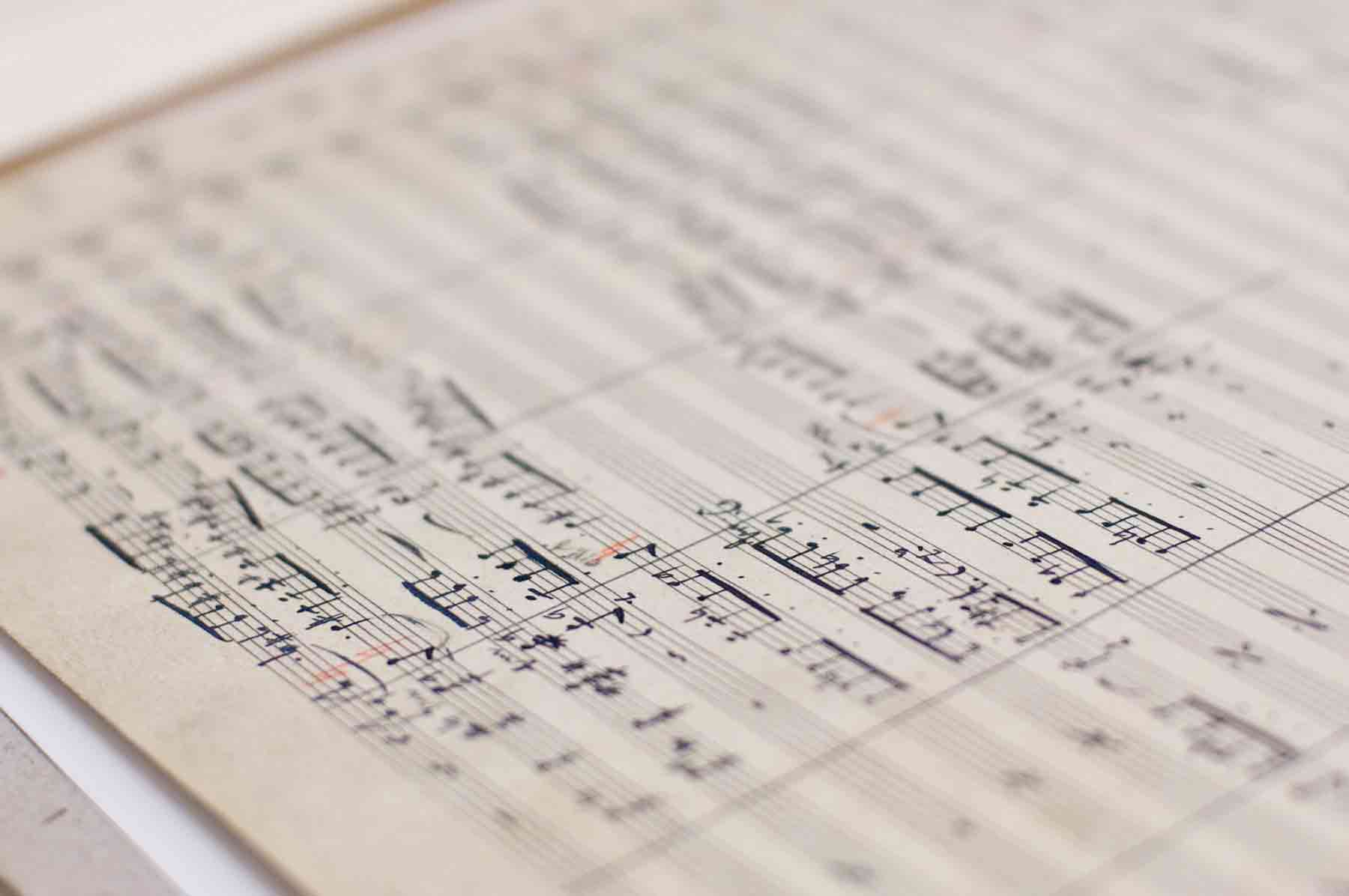 George Gershwin manuscript sheet music