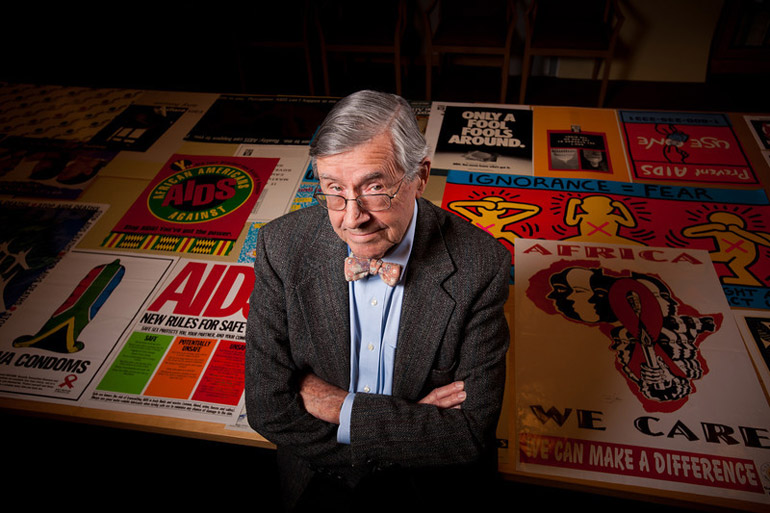  Edward Atwater and his collection of AIDS posters