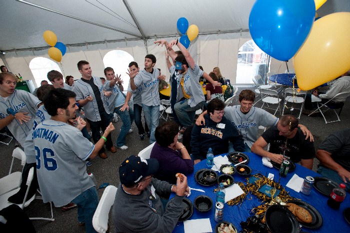 Pre-game party with the Midnight Ramblers