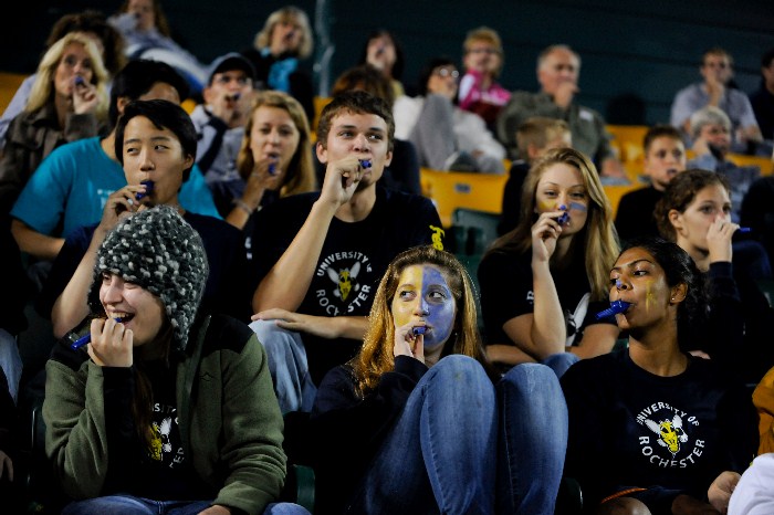 students playing kazoos