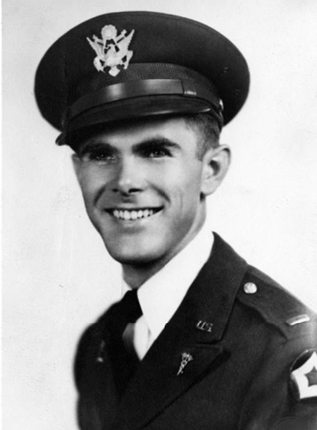 archival photo of Jacob Farris in uniform.