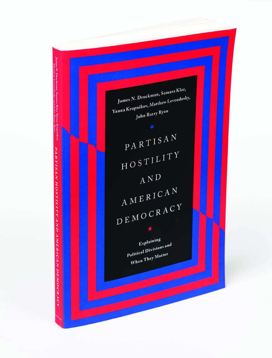 3D view of book Partisan Hostility, sitting upright.