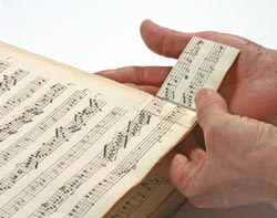 Manuscripts of various sonatas by Giuseppe Sammartini