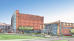 Artist’s rendition of Wilmot Cancer Center’s expansion