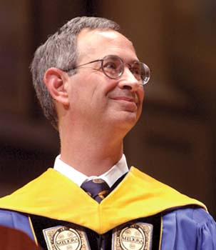 University President Joel Seligman