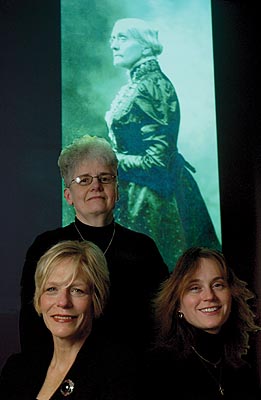 Nora Bredes,  Mary Huth, and Christine Ridarsky