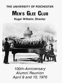 Glee Club 100th anniversary program