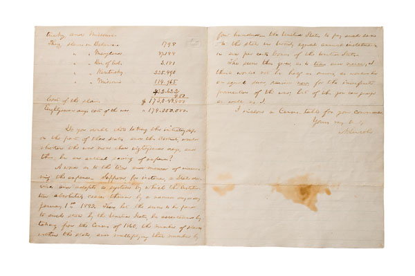 Autograph Letter  of Abraham Lincoln