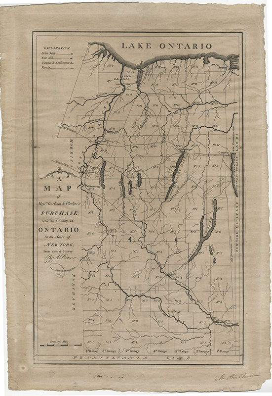 Porter map engraved by Doolittle