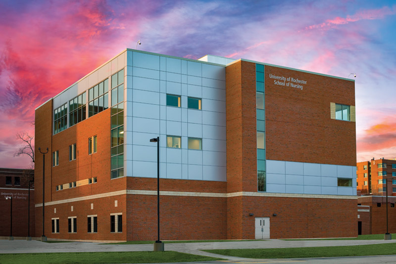 University of Rochester School of Nursing building