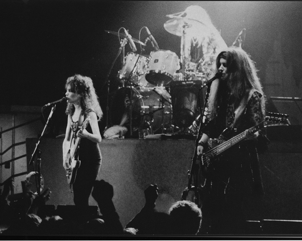 photo of musicians the Bangles performing