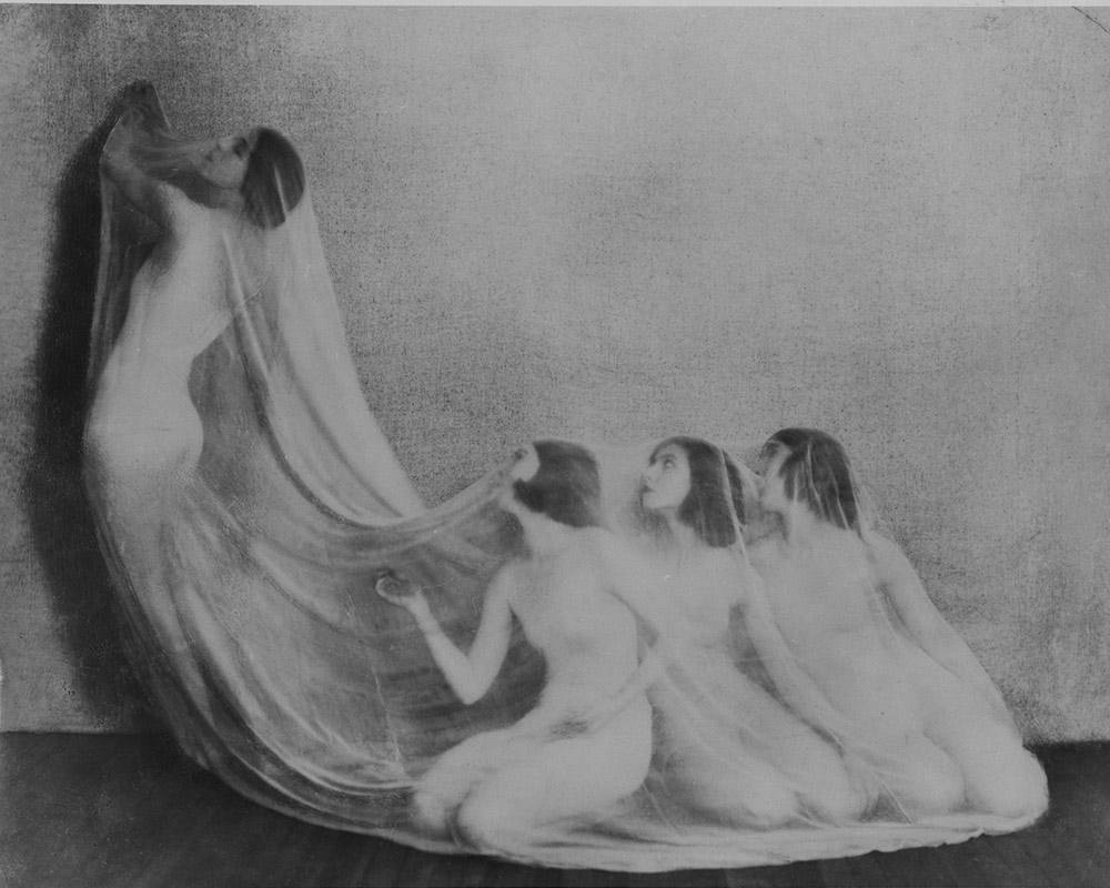 photograph of Eastman students who were part of Martha Graham's class