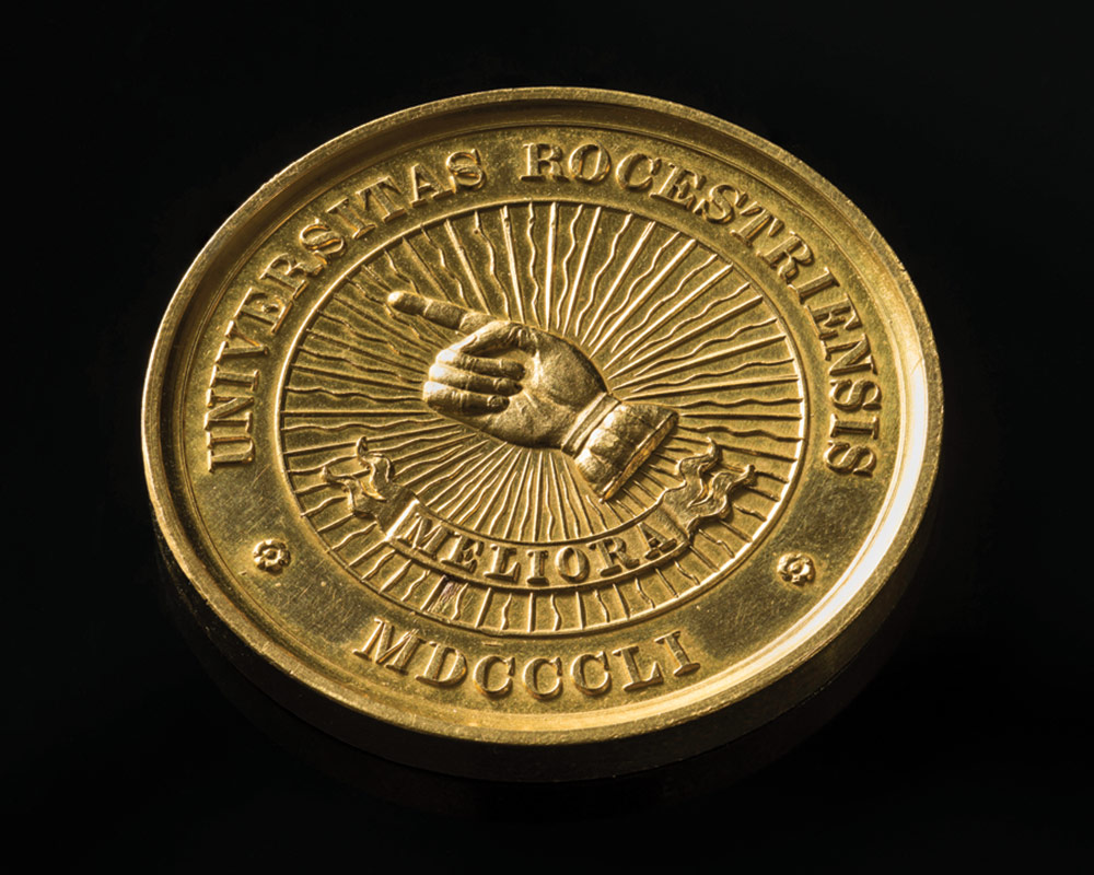 photo of a medallion depicting the original seal