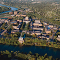 aerial view of campus