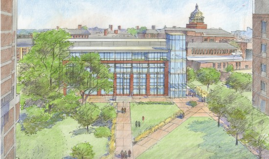 artist rendering of Data Science building