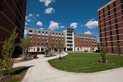 An exterior view of Jackson Court.