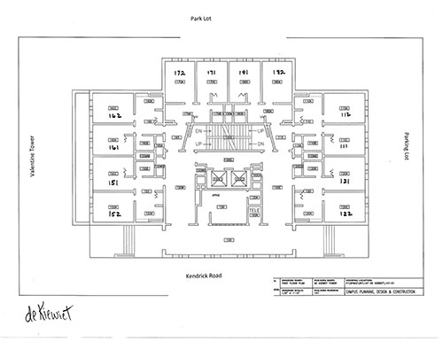 deKiewiet floor plans.