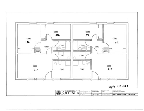 Maisonettes floor plans.