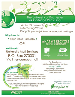 Medical Center ink cartridge recycling