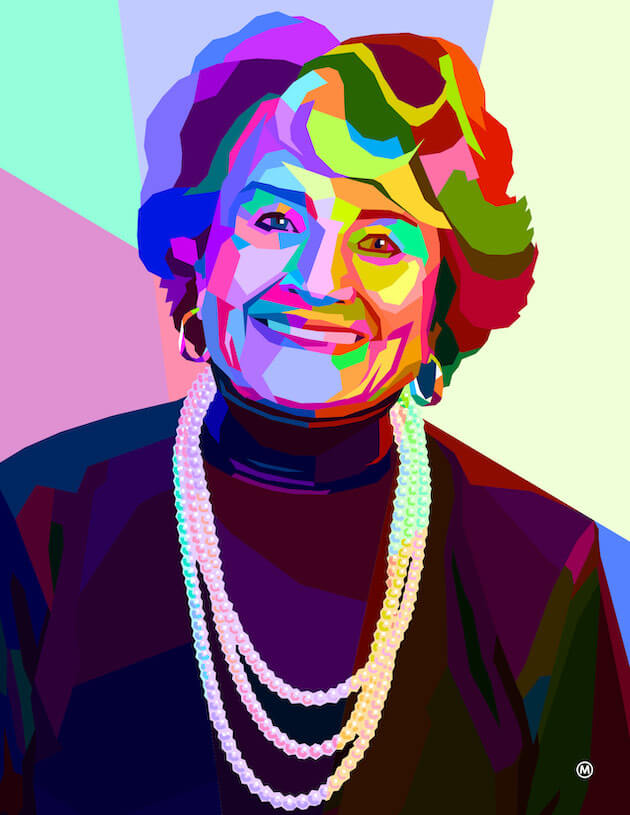 An illustration of Louise Slaughter