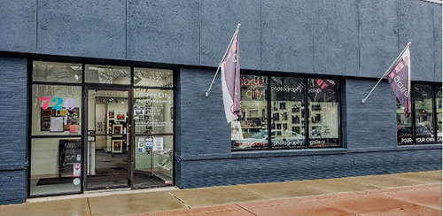 Outside view of Image City Photography Gallery.