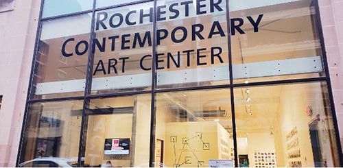 Outside view of the Rochester Contemporary Art Center.