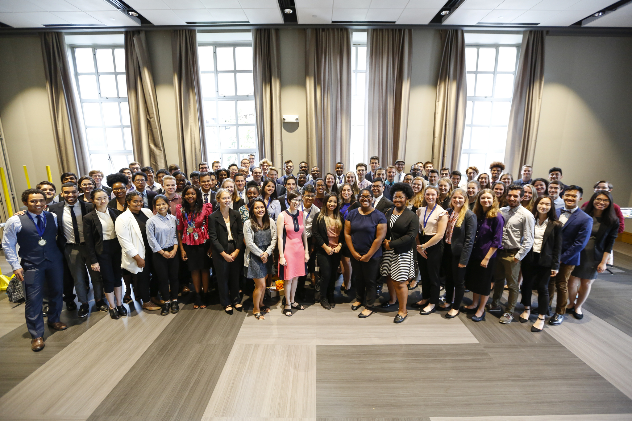 Group photo of students at the annual Kearns Center research symposium.