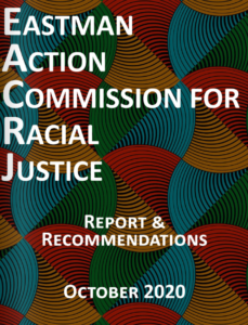 Cover of the Eastman Commission for Racial Justice from October 2020