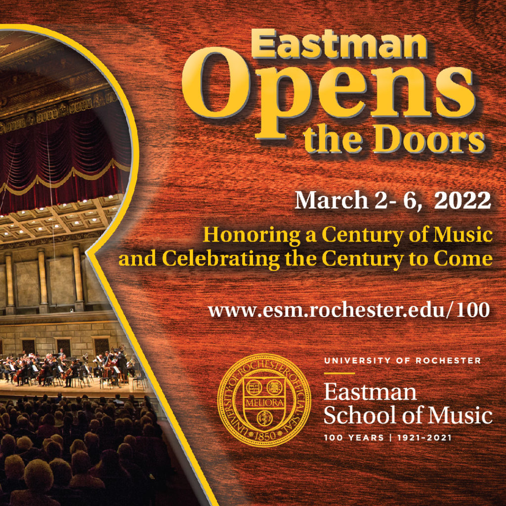 Eastman Centennial Eastman School of Music 100 Years
