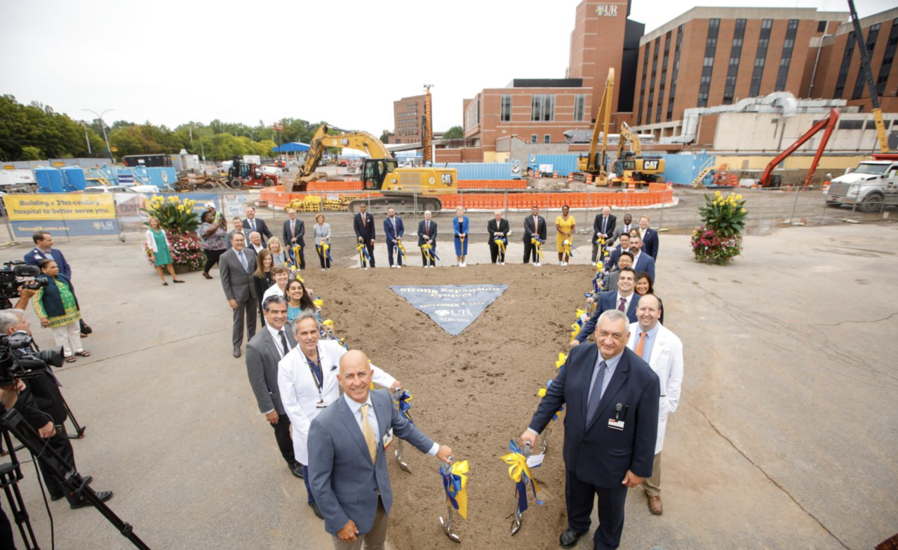 groundbreaking of the Strong Memorial Hospital Expansion Project