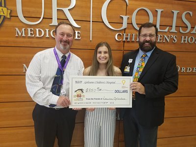 Lauren with Dr. Brophy and Dr. Scharf
