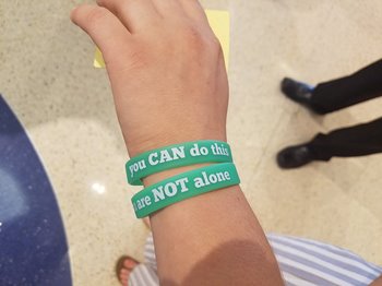 You are not alone bracelet