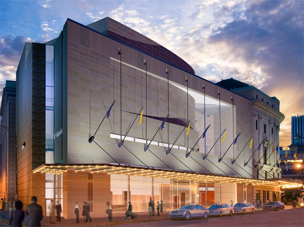 Eastman Theatre Renovation and Expansion Rendering