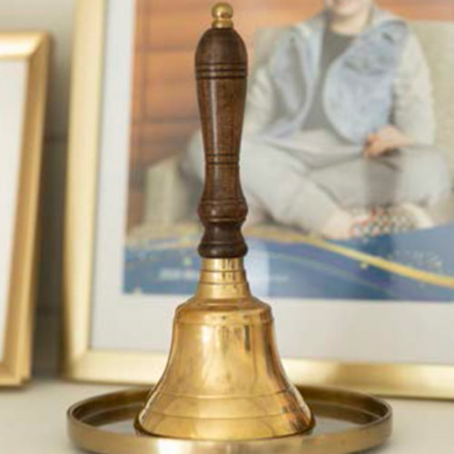 The bell Jack rang when he completed 60weeks of chemotherapy treatments