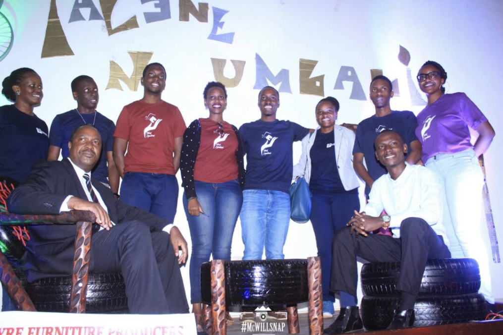 Dewey Bazirake and his Talent Nyumbani team